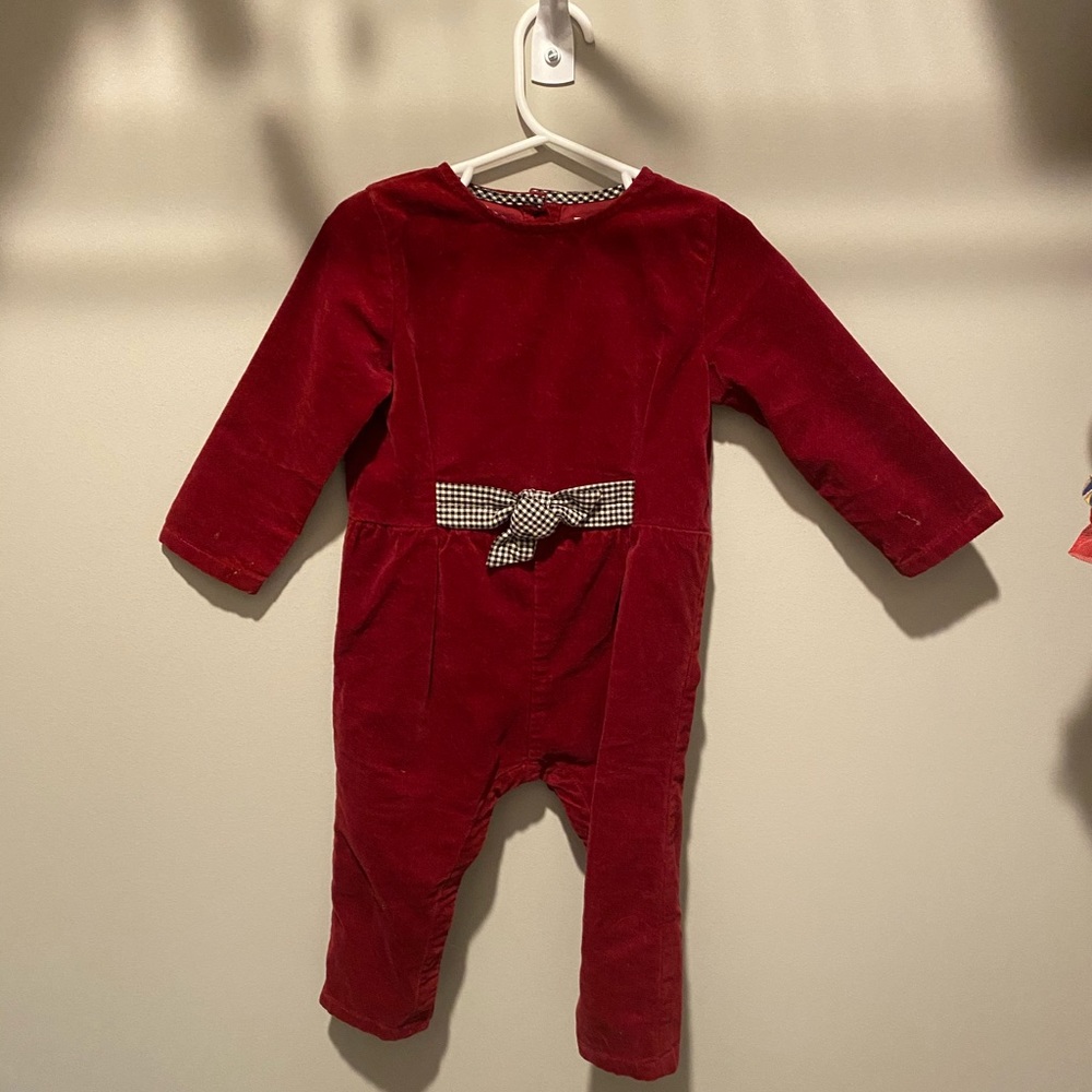 ZARA Girls Jumpsuit Corduroy/Velvet